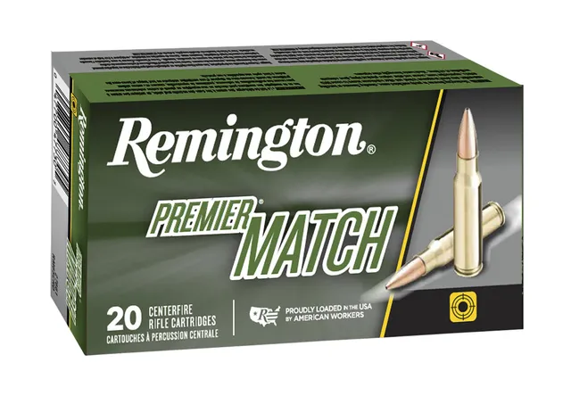 Remington Premier Match .224 Valkyrie 90 gr Ammo SMBTHP