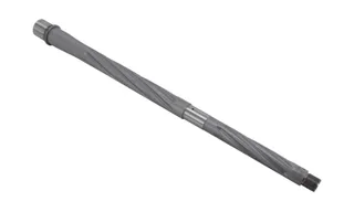 Shaw AR-15 300 HAM'R Threaded Barrel Spiral Flute 16in HBAR Profile 1-12 Twist 5/8-24 Thread Matte Stainless