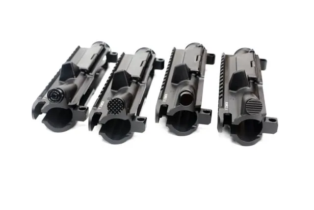 V Seven M4 Upper Assembly w/Vertical Lines Forward Assist