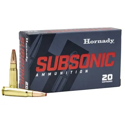 Subsonic 7.62x39mm 255gr Sub-X Polymer Tip Boat Tail 20/Box