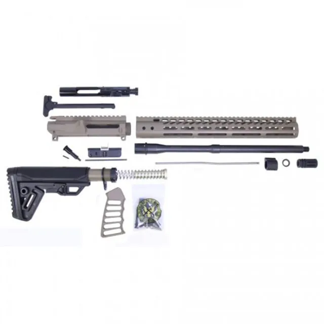 Guntec USA AR-15 5.56 Upper Receiver w/o Lower Parts KitN.215in Ultralight M-LOK HandguardMLS Gen 2 Stock AssemblyCarbine .750 Gas Block16in 5.56mm M4