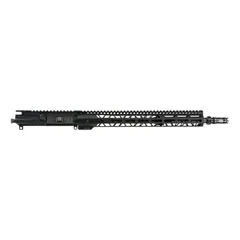 Faxon Firearms Duty Series AR-15 7.62x39 16in Upper Receiver Gunner Mid Length 1-8 Twist 5/8x24 without BCG Supressor Black