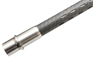 BSF Threaded Mid Length 14.5in .875 Strait Black/Stainless