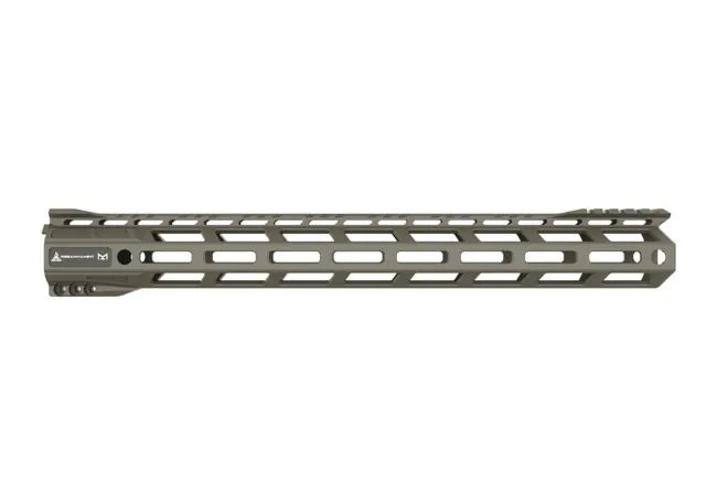 RISE Armament RA-905 Handguard M-LOK AR-15 15in 6061-T6 Billet Aluminum Cerakote Foliage Green