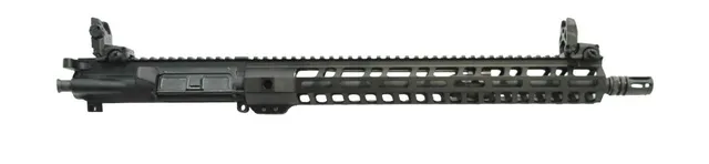 PSA 16" Mid-Length Pencil 5.56 NATO 1:7 Nitride 15" Lightweight M-LOK Upper w/ NiB BCG, CH, & MBUS Sights