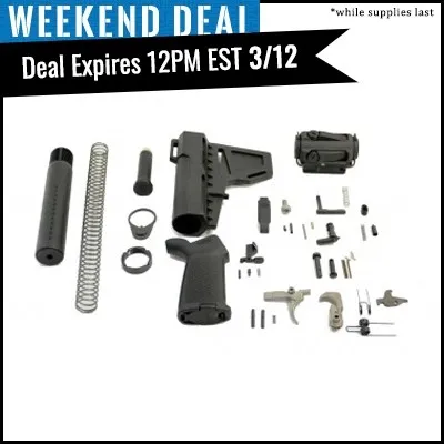 PSA Shockwave MOE EPT Pistol Lower Build Kit With Vortex SPARC Red Dot Optic