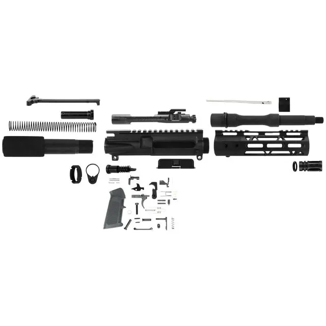TacFire AR-15 Complete Pistol Build Kit, Black