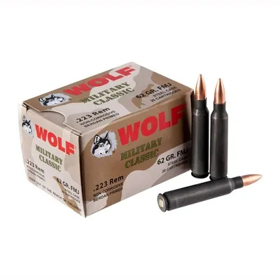 Wpr Military Classic 223 Remington 62gr Full Metal Jacket 20/Box