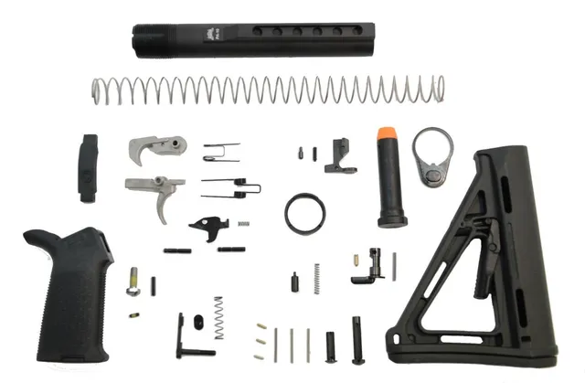 PSA PA10 MOE EPT Lower Build Kit, Black