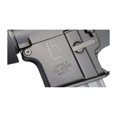 Recievers Loyal 9 Stripes Stripped Lower Receiver Black