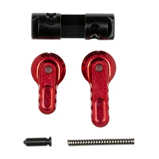 Battle Arms AR-15 BAD-ASS-LITE Ambidextrous Safety Selector 90/60, Red