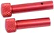 Guntec USA AR 5.56 Cal Extended Takedown Pin Set Gen 2 Anodized Red