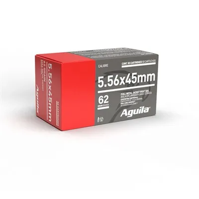 Range 5.56x45 NATO 62gr Full Metal Jacket Boat Tail 50/Box