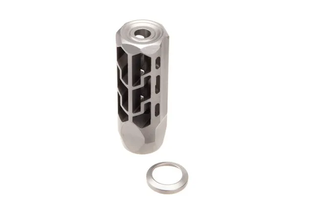 Ascend Armory .223/5.56 Muzzle Brake MOD 2 – Titanium – Bead Blast