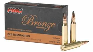 PMC Bronze .223 Rem Ammo 55 Grain SP 20rds