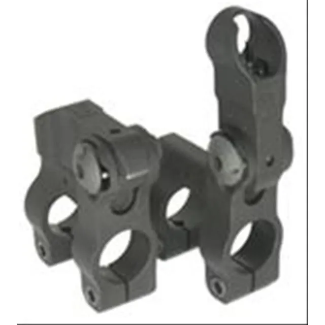 Precision Reflex Flip-Up Front Sight Gas Block PRi .308 Armalite Elevation .750 Diameter Black