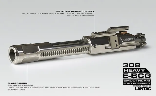 LANTAC .308/7.62X51MM Enhanced Full Auto Style Bolt Carrier Group NiB Coated