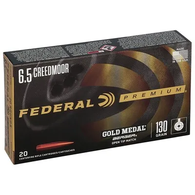 Gold Medal Berger Ammo 6.5 Creedmoor 130gr Berger Hybrid OTM - 6.5mm Creedmoor 130gr Berger AR Hybrid OTM 20/Box
