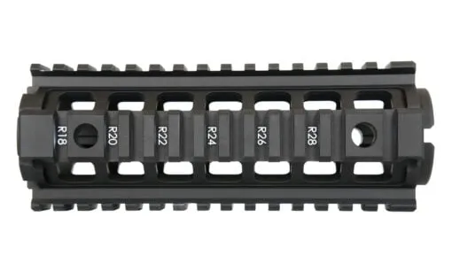 Dirty Bird AR-15 2-Piece Drop-In Quad Rail - 11.5", Midnight Bronze