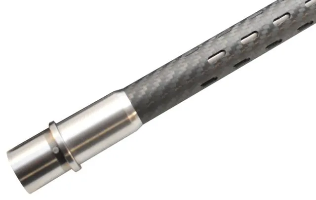BSF Threaded Mid Length 14.5in .875 Strait Black/Stainless