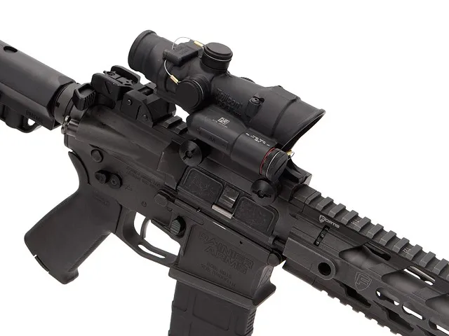 Trijicon ACOG TA02 4x32 LED Scope, Battery Illuminated Red Crosshair .223 Ballistic Reticle w/ TA51 Mount