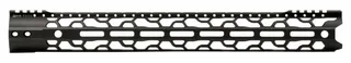 ODIN Works O2 Lite Free Float AR10 M-LOK Forend QD Low Profile Black 17.5 in