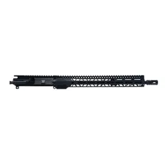 Faxon Firearms Duty Series AR-15 5.56 NATO 16in Upper Receiver Gunner Mid Length 1-8 Twist 1/2x28 without BCG Black