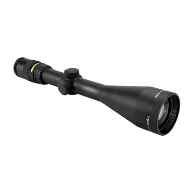 Accupoint 2.5-10x56mm SFP Illum Amber Mil-Dot Crosshair BLK