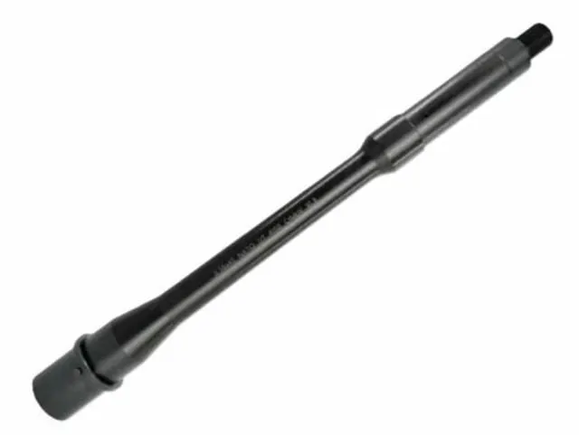 One Horse 5.56x45mm NATO Threaded AR Barrel 10.5in Medium Carbine Length 1-7 Twist 1/2x28 Black