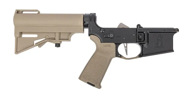 Guardsman-15 Complete MOE Pistol Lower w/ HAR-15 Brace, FDE