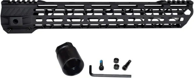 Presma 223/5.56 Super Light Free Float M-LOK Handguard w/Partial Top Rail Black