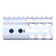 Guntec USA Air Lite Series Honeycomb M-LOK Free Floating Handguard w/ Monolithic Top Rail 4in Anodized Clear