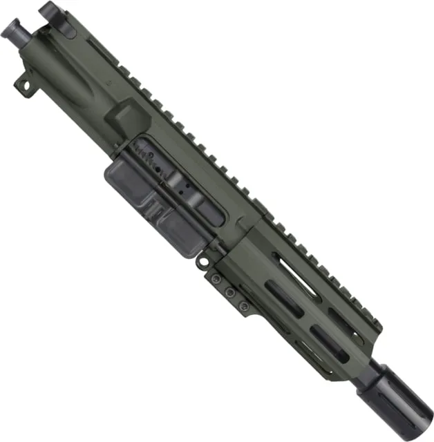 ABC RIFLE COMPANY AR-15 7.62x39mm Micro Pistol 5in Barrel M-LOK Handguard Upper Receiver w/BCG And Charging Handle Olive Drab Green