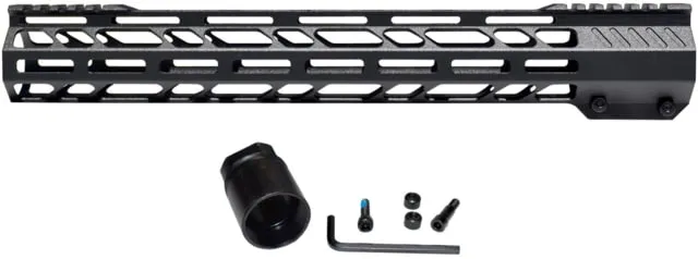 Kexuan M-LOK Free Float Handguard for .308 DPMS Low Profile Uppers 15 in Black