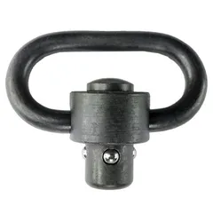 Heavy Duty Push Button Swivel Single Swivel Black