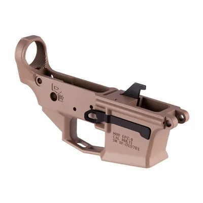 EPC-9 Stripped Lower Receiver For AR-15 FDE