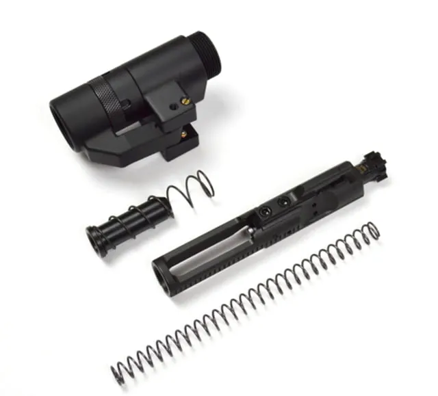 Dead Foot Arms Modified Cycle System .223/.223 Wylde/5.56/.300 BLK DLC Bolt Carrier Group BCG Right Side Folding Stock Adapter Black Anodized