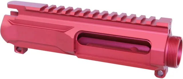 Guntec USA AR-15 5.56x45mm NATO Slabside Stripped Billet Upper Receiver Anodized Red