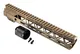 TRYBE Defense Magnesium Alloy Go Fast Ultra Lightweight Handguard Full Top Rail M-LOK FDE 12in