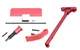 Guntec USA AR-15 Receiver Build Kit w/Charging Handle Anodized Red