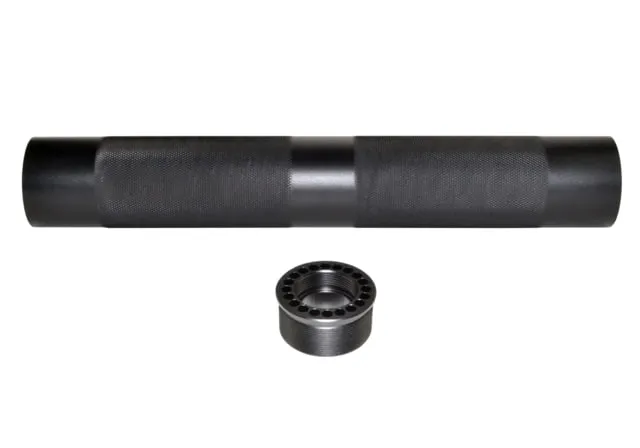 Sniper AR-15 12.5in Pistol Tubular / Round Forend Handguard 6061-T6 Aluminum .223/5.56 Mid-Length Matte Black