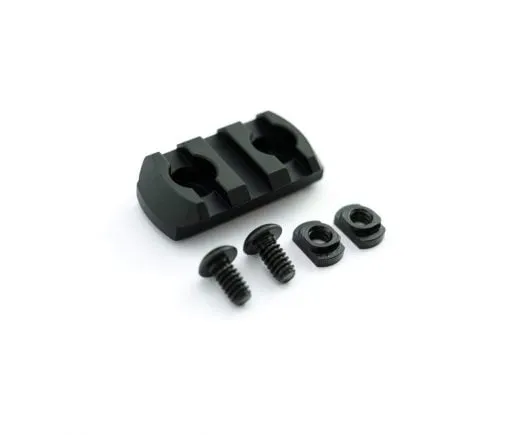 Dirty Bird 3-Slot Aluminum M-LOK Rail Section - Black