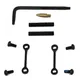Guntec USA AR-15 Complete Anti-Rotation Trigger/Hammer Pin Set Black