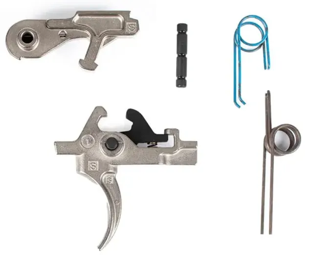 ZEV Technologies Core Combat Trigger Curved 4lb Silver