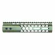 Guntec USA Air Lite Honeycomb Series M-LOK Free Floating Handguard w/Monolithic Top Rail 9in Green