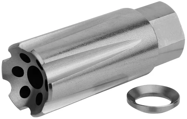 Tacfire 1/2-28 Linear Compensator, .223 Rem/5.56, Stainless