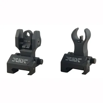 AR-15 Flip-Up HK-Stlye Front Tritium Sight Set Black