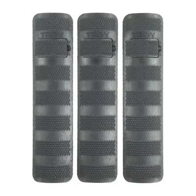 Battle Rail Cover 3-Pk Picatinny Polymer Black 6"