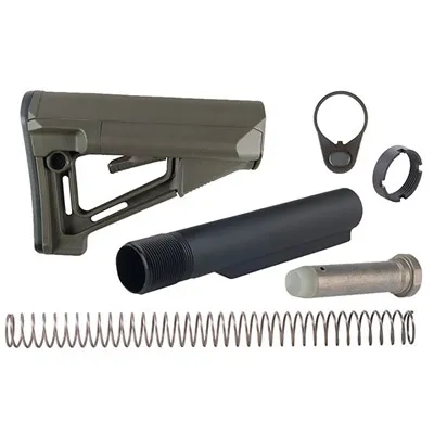 AR-15 STR Stock Assy Collapsible Mil-Spec ODG