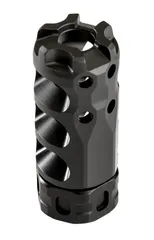 Precision Armament Hypertap Titanium Slim Muzzle Brake - 5.56/223 - 1/2x28 - Black